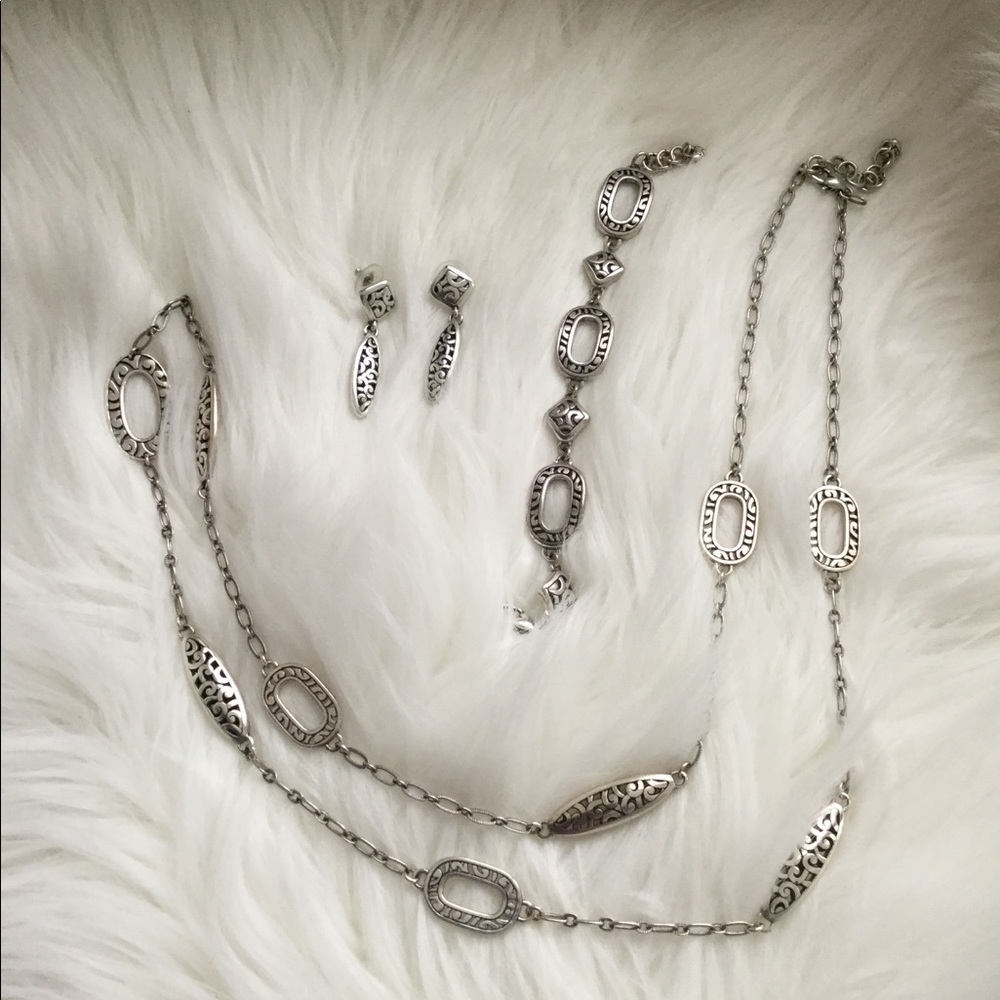 Brighton Long Necklace, Bracelet and Earring Set